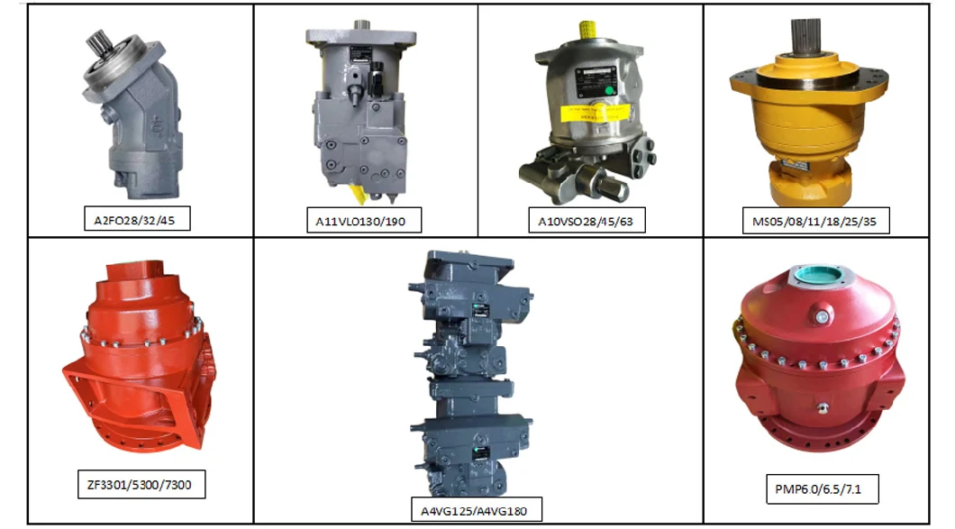 Linde Hmf63-01 Hmf63 Rotary Group Cylinder Block Pistons Valve Plate Shaft Shoe Plate Hydraulic Plunger Motor Pump Parts