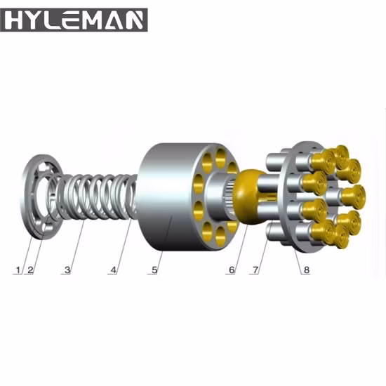 Pezzi di ricambio della pompa a pistone idraulica Cat12g per la pompa della livellatrice Cat